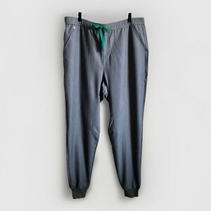 FIGS Tansen Jogger Scrub Pants Mens 2XL Graphite Drawstring Stretch Tapered